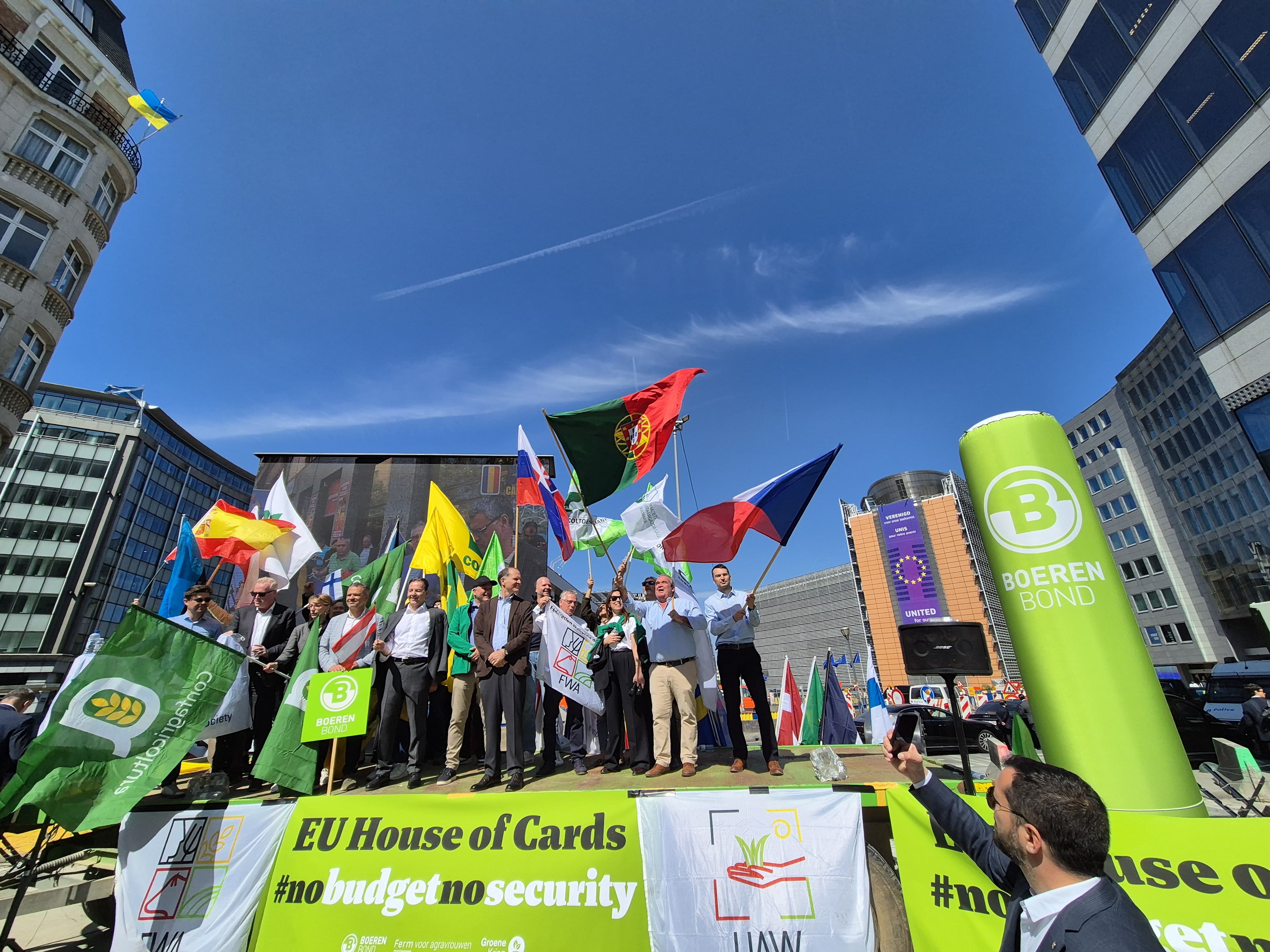 CAP participa em manifestação europeia  em defesa do orçamento da PAC